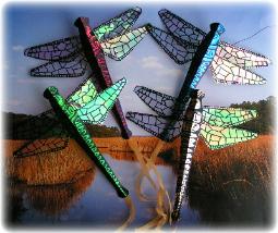 Miniature Dragonfly Kites by Tom Tinney